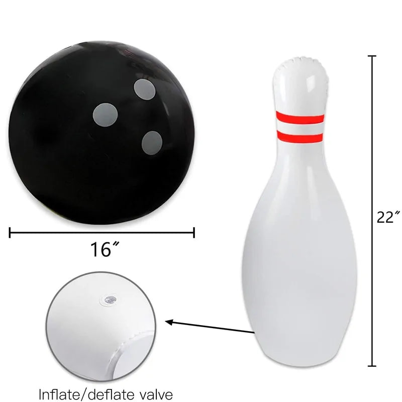 Inflatable Bowling Set for Kids