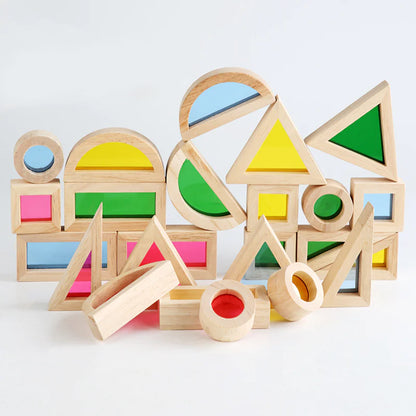 Montessori Kaleidoscope Block Builder