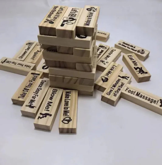 Jenga-Turm-Bausteinspiel