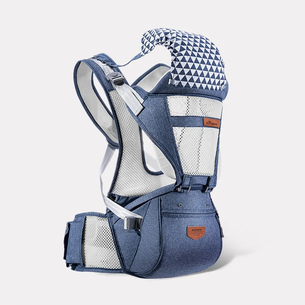 Ergonomic Baby Carrier with Hip Seat.