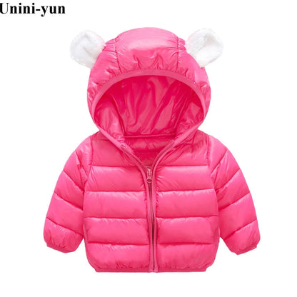 Kids Warm Hooded Coat.