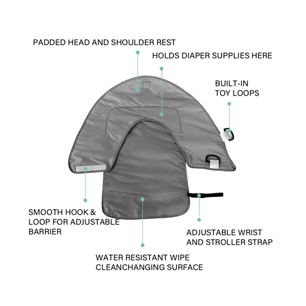 Portable Waterproof Baby Diaper Changing Pouch.