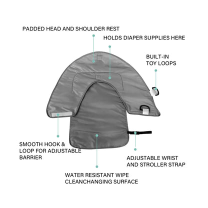 Portable Waterproof Baby Diaper Changing Pouch.