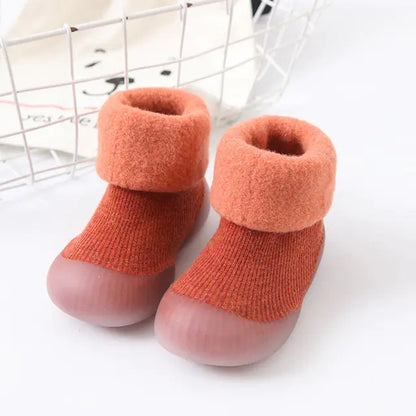 Chaussures chaussettes super chaudes pour enfants