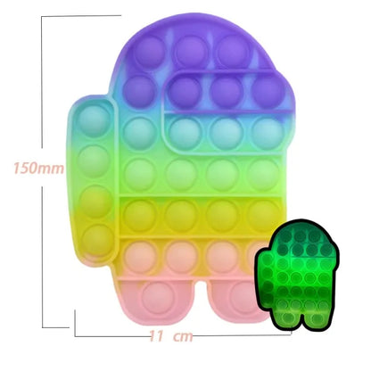 Luminous Push Bubble Anti-Stress Children Toy