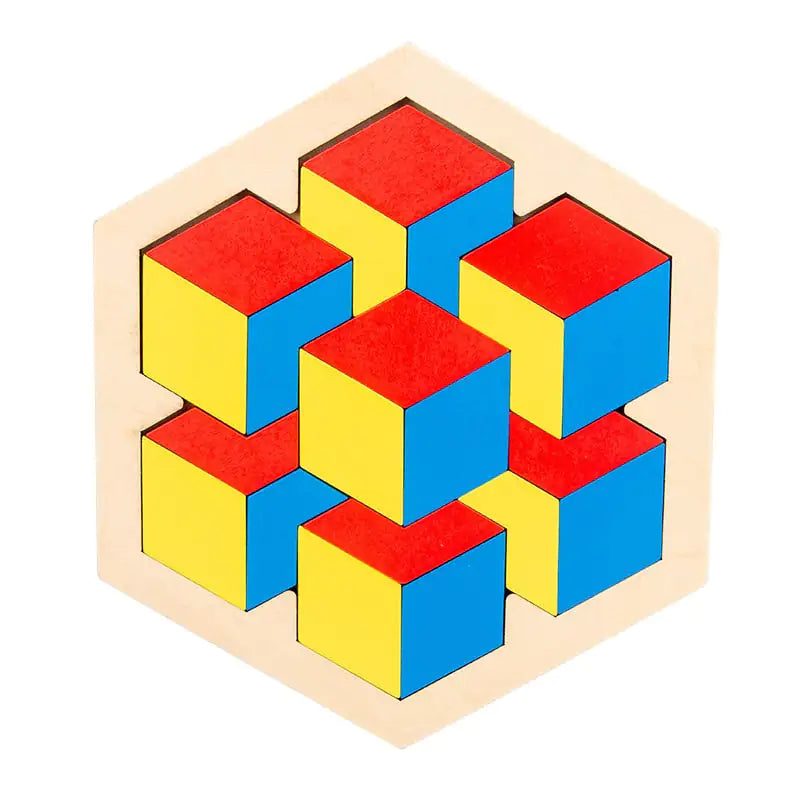 3D Holzpuzzle