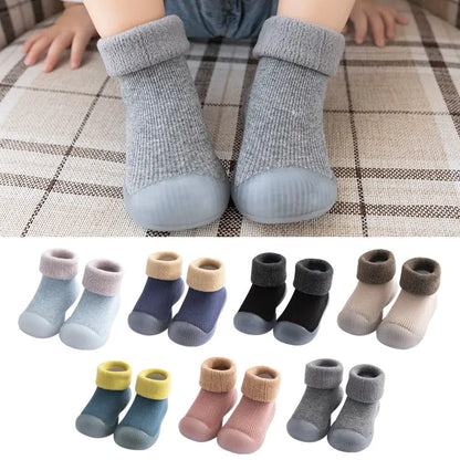 Chaussures chaussettes super chaudes pour enfants