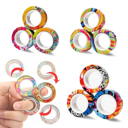 Stress-burster Magnetic Rings