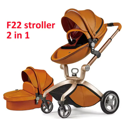 Convertible High-end Baby-Strollers 3-in-1 and 2-in-1