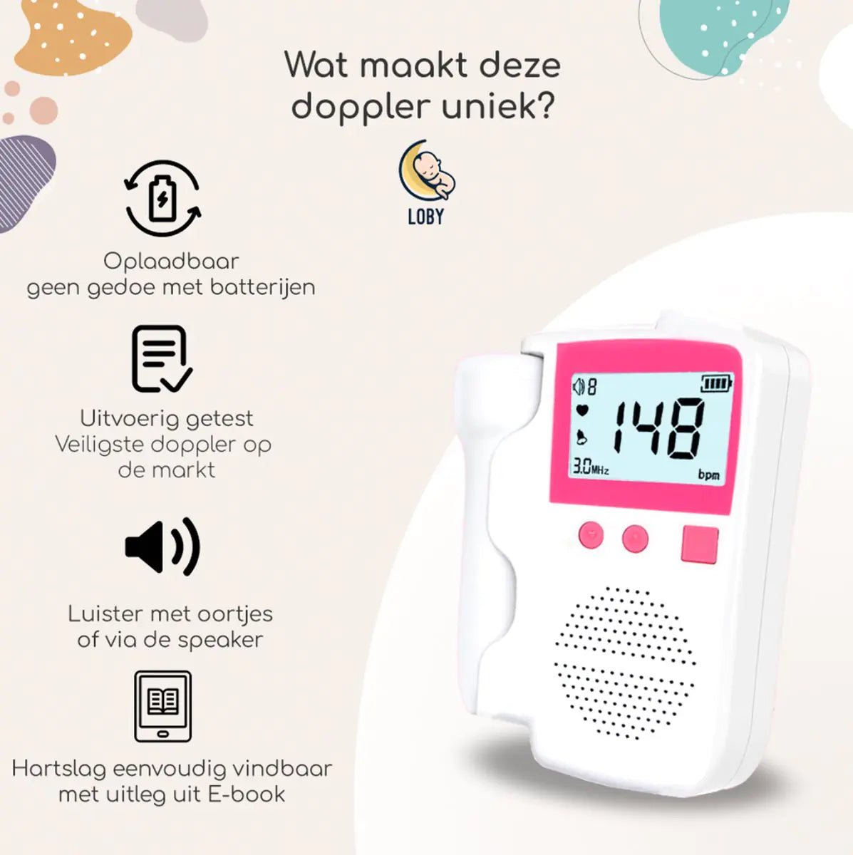 Baby Doppler Listening Device - Safe and Reliable Monitoring for Expecting Parents