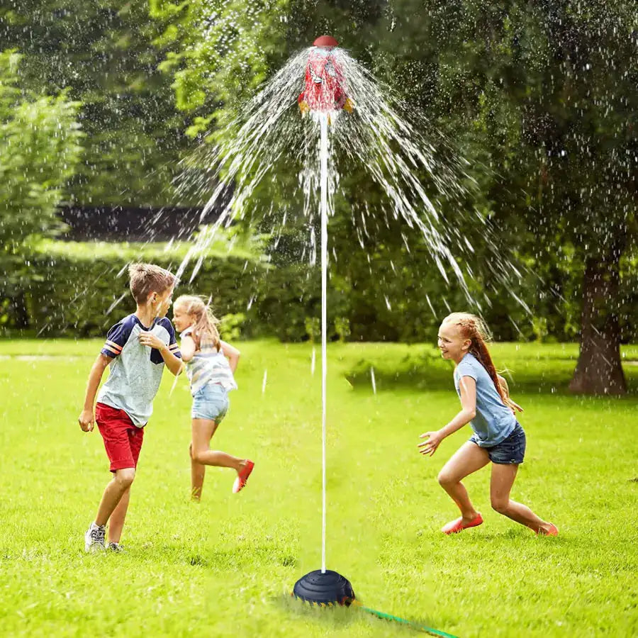 Outdoor Rocket Sprinkler Toy