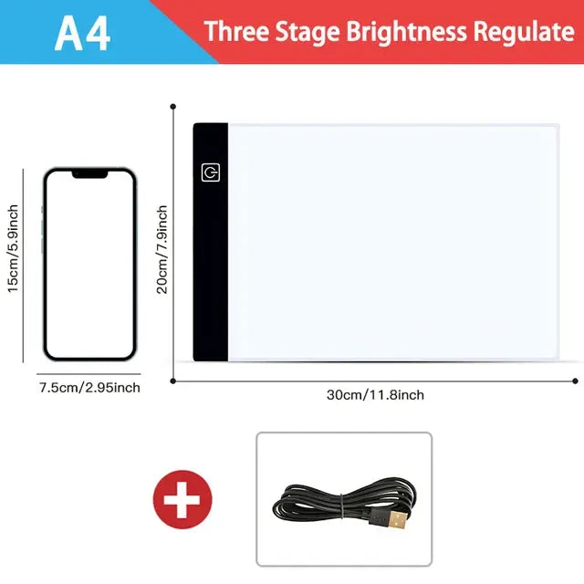 Dimmable LED Drawing Pad for Kids