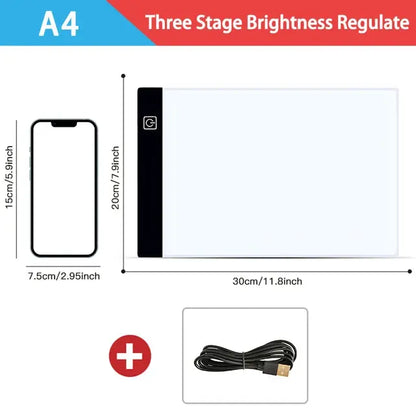 Dimmable LED Drawing Pad for Kids