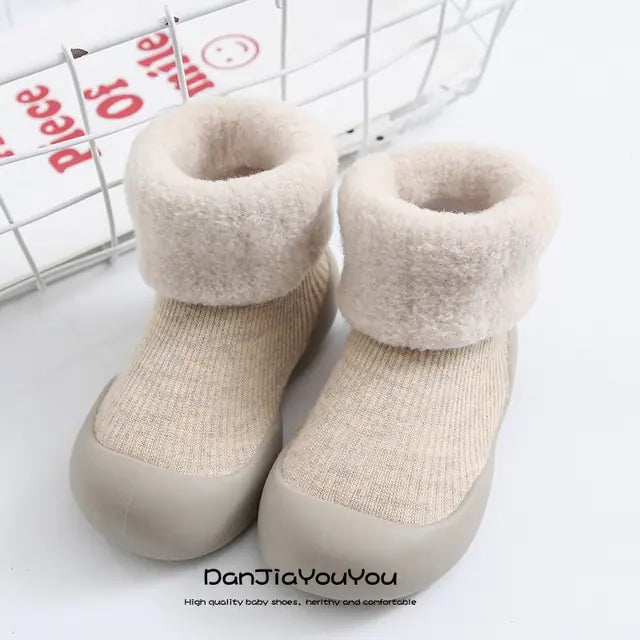 Chaussures chaussettes super chaudes pour enfants