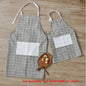 Matching Cotton Linen Aprons