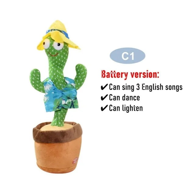 Dancing Cactus Electronic Plush Toys