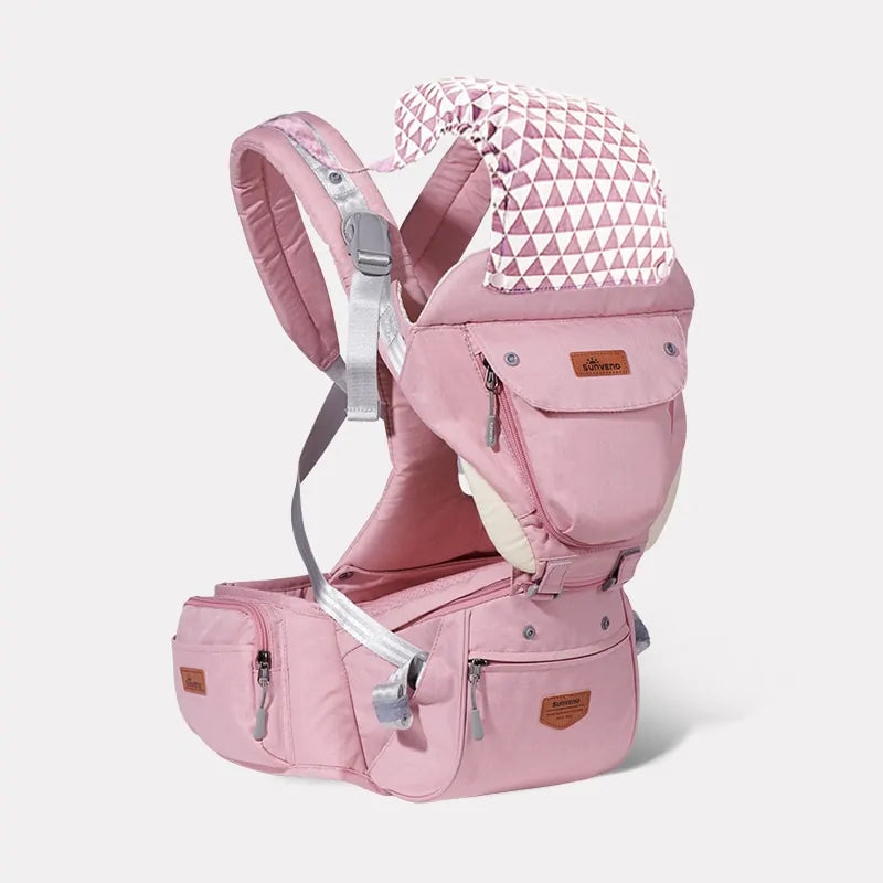 Ergonomic Baby Carrier with Hip Seat.