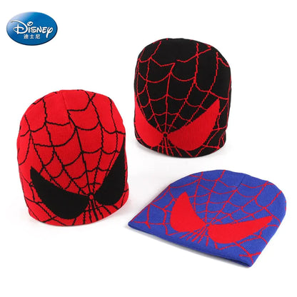 Chapeau d'hiver Spiderman pour enfants