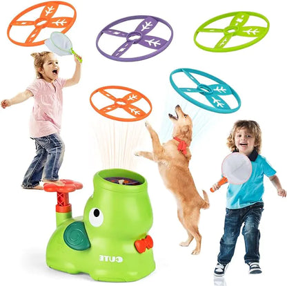 Outdoor Flying Disc Launcher Toy for Kids 4-8