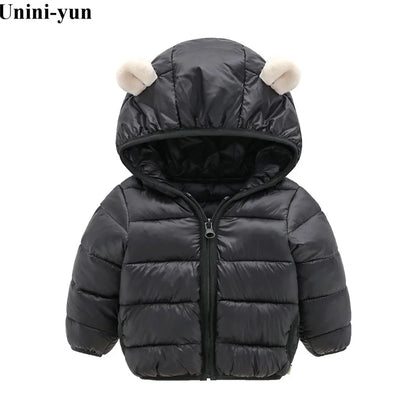 Kids Warm Hooded Coat.